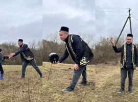 Арчаның Кылачы авылында йомырка тәгәрәтү ярышы узды