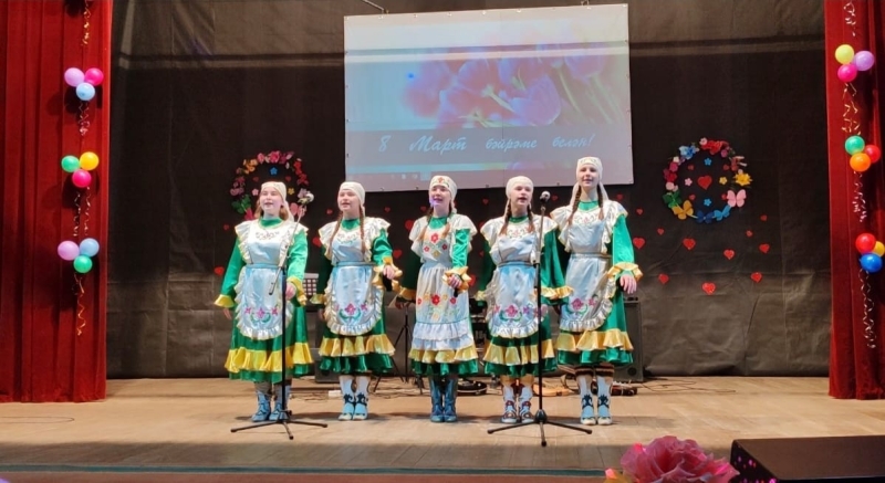 Концертная программа, посвященная женскому дню