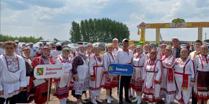участие в ежегодном празднике чувашской культуры «Уяв»( 2022)