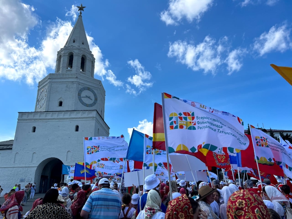 Казанда II Бөтенроссия балалар Фольклориадасы ачылды