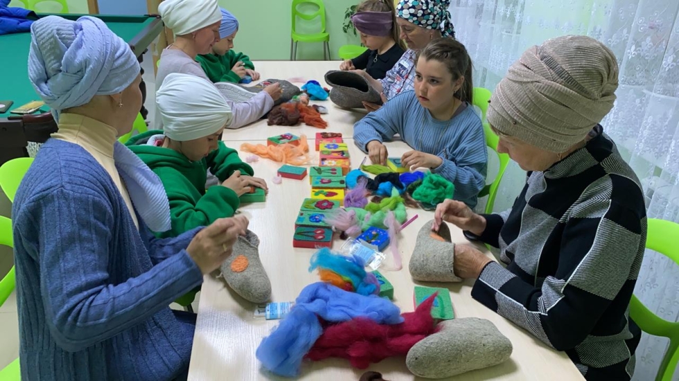 В рамках проекта «Шерстяные истории» в Кукморах продолжается обучение детей