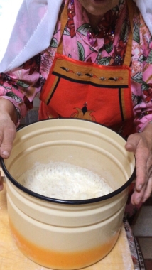 Процесс выпекания хлеба: готовая закваска. Фото взято из личного архива Замалиевой Гульзады Фазыловны, жительницы с.Сиза Арского МР РТ
