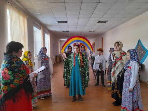 Театрализованное представление с юными жителями с. Новотроицкое Альметьевского  района РТ
