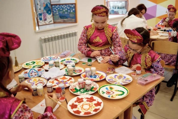 Мастер-классы по традиционным народным ремеслам от учащихся Арской детской школы-искусств