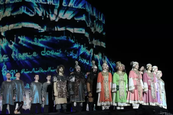 Сцена из оперы «Кара пулат»