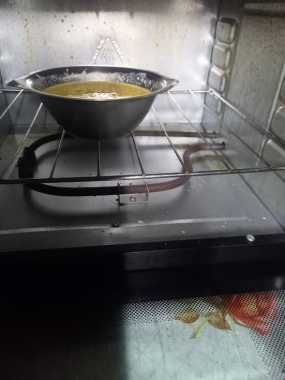 Блюдо готовится в духовке