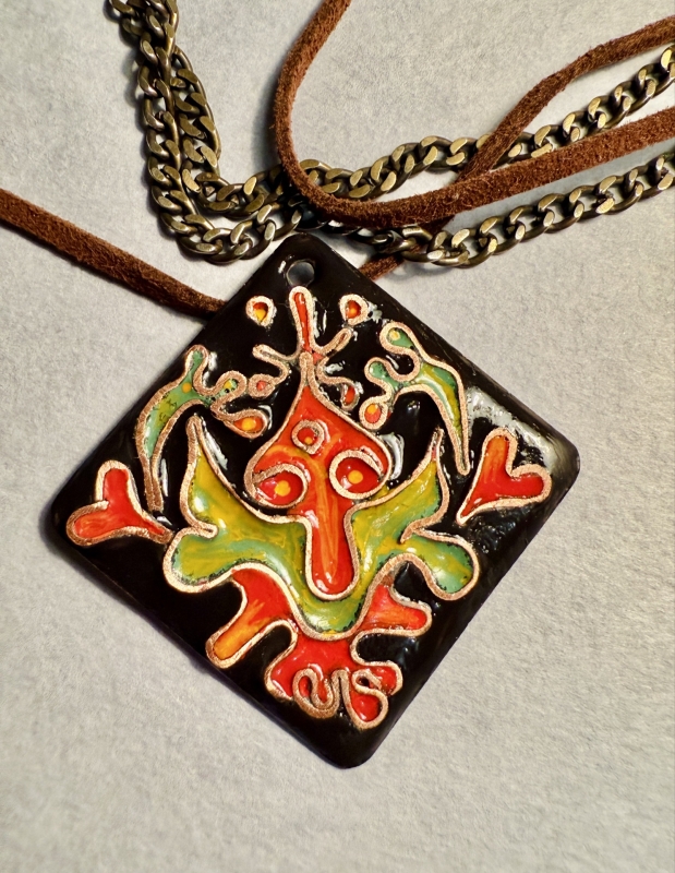 Подвеска с татарским орнаментом 