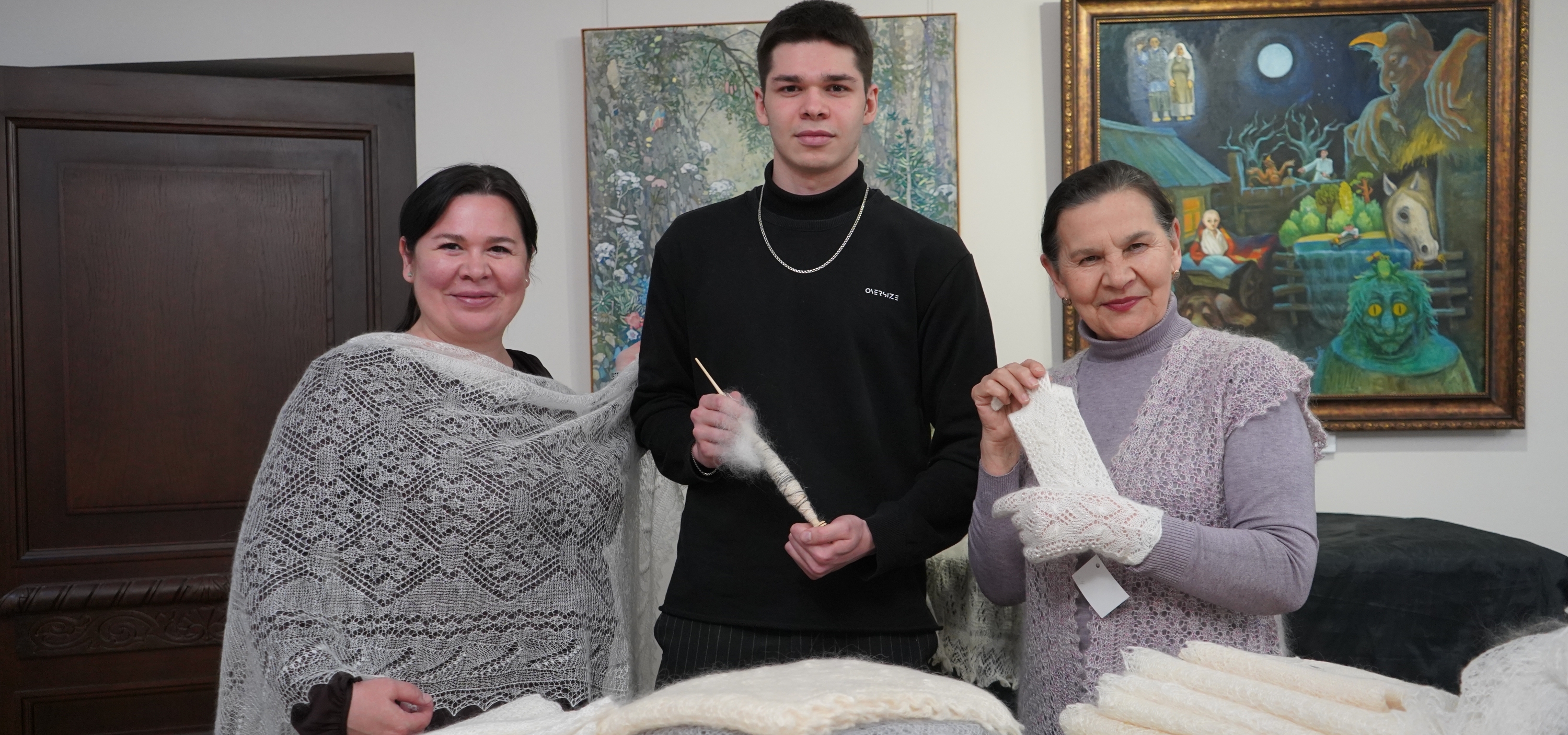 «Милли кунакханә»дә шәлләр бәйләүче татар гаиләсе белән очрашуга чакырабыз