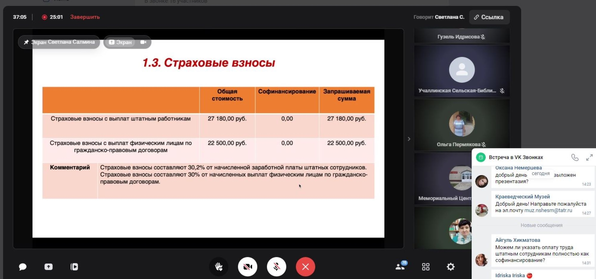 В ГБУ «Таткультресурсцентр» прошел вебинар, посвященный первому конкурсу ПФКИ