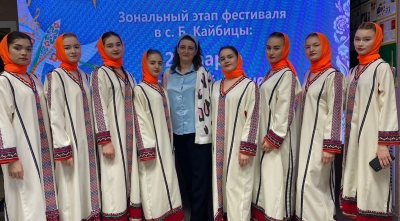 Хореографический коллектив "Линия танца" нва Зональном Республиканском молодежном фестивале эстрадного искусства "Созвездие Йолдызлык" 