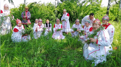Съемка записи клипа ко Дню России