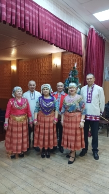 Новогоднее выступление с чувашским номером