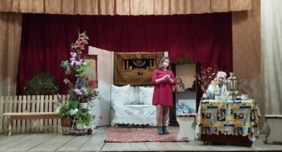 участие в районном конкурсе среди театральных коллективов. Отрывок "Баш куям тезлэренэ" автор Айгуль Ахметгалиева