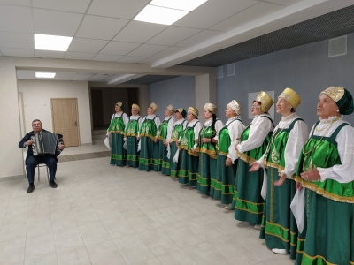Хор "Ивушки" - репетиция перед выступлением