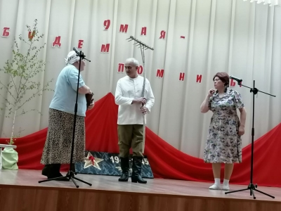 Театрализация приуроченная к 9 мая