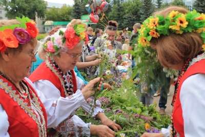 Участие Народного фольклорного украинского ансамбля "Водограй" на проекте "Культурная среда города"