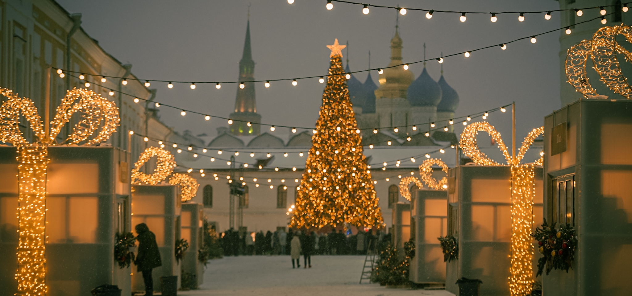 В новогодние праздники в Казанском Кремле побывало 230 тысяч человек